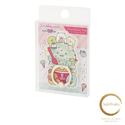 Neu Sumikko Gurashi AB10601 Baskin Robbins 31 Ice Cream Serie Smartphone Ring