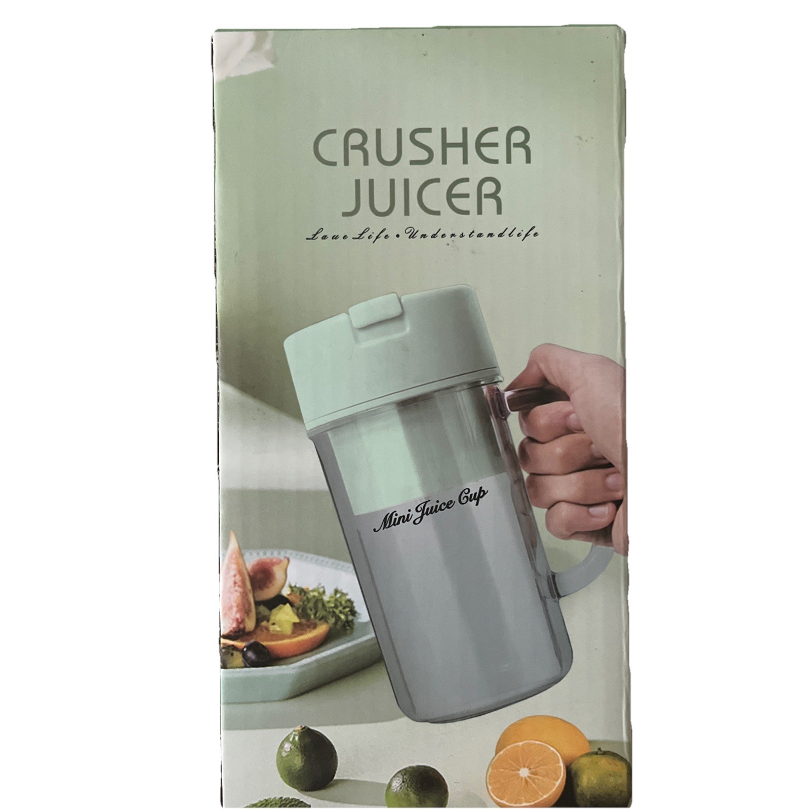 Portable Juicer Smoothie Blender 6 Blade Fruit Squeezer Mixer Ice Crusher