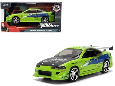 Jada 1:32 Fast & Furious Brian's Mitsubishi Eclipse (Damaged Version) 36356