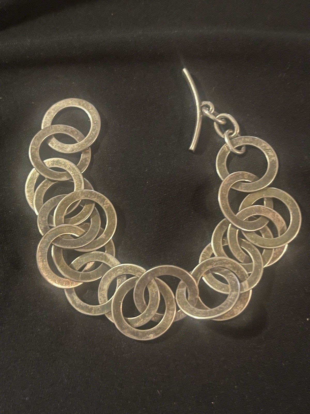 Silpada Sterling Silver Interlocking Circles Togg… - image 1