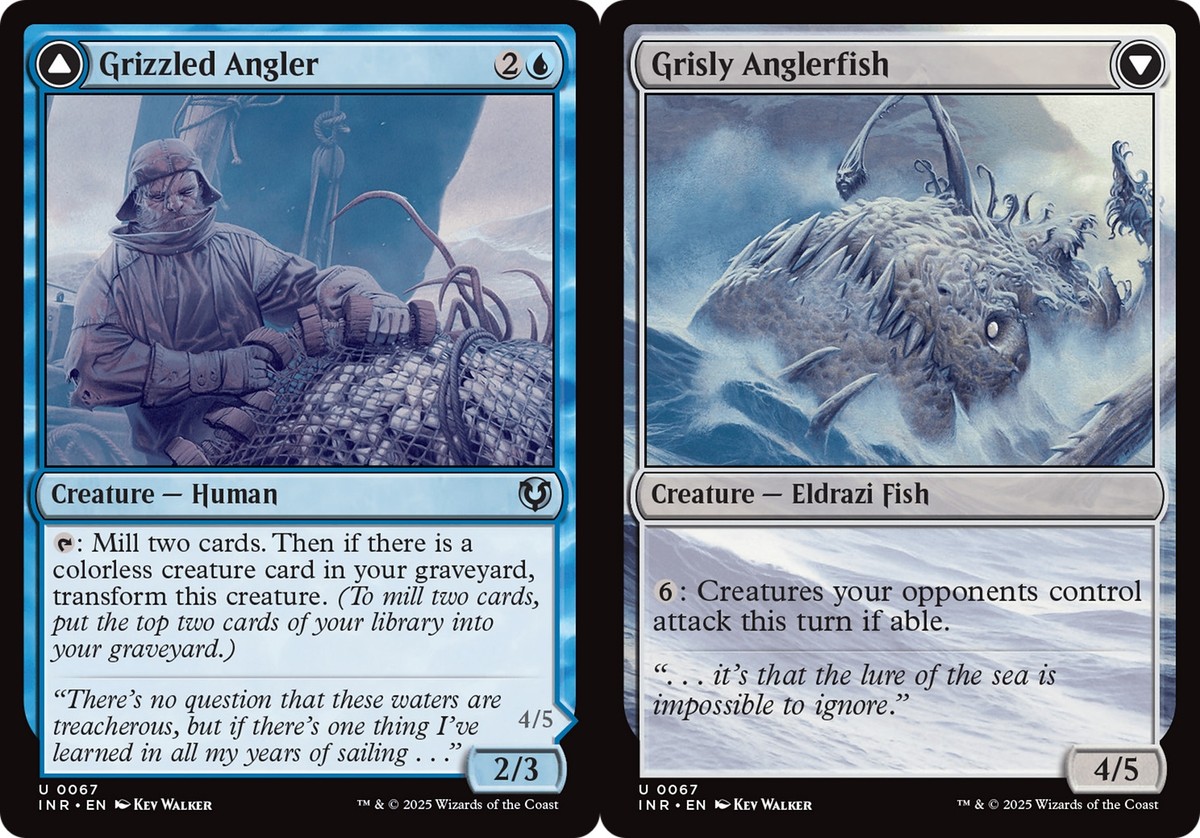 FOIL GRIZZLED ANGLER x4 mtg LP-NM Innistrad Remastered 4 Unc