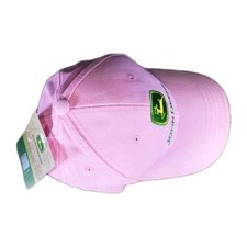 JOHN DEERE PINK TODDLER HAT CAP ELASTIC BACK OFFICIAL LICENSED NEW TAGS