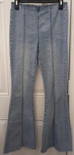 No Boundaries Juniors Pull On Flare Jeans Size Medium 7-9