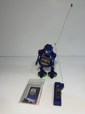 1986 Tonka Go Bots Power Marchers Quick Step R/C Robot W/ Instructions & Poster!