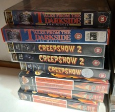 RARE VHS TAPE CREEPSHOW, TALES FROM THE DARKSIDE PRICE FOR ONE