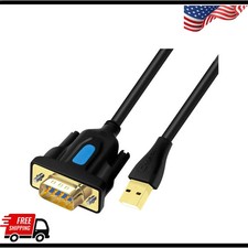 USB to Serial Adapter DB9 RS232 Cable Prolific Chip PL2303 DB-9 Male Cord 3Ft Co