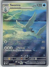 Swanna 110/086 Illustration Rare White Flare Pokemon Holo Near Mint on eBay