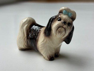 Hagen-Renaker MANDY Shih Tzu Item #02076 San Dimas CA Dog Figurine Retired VTG