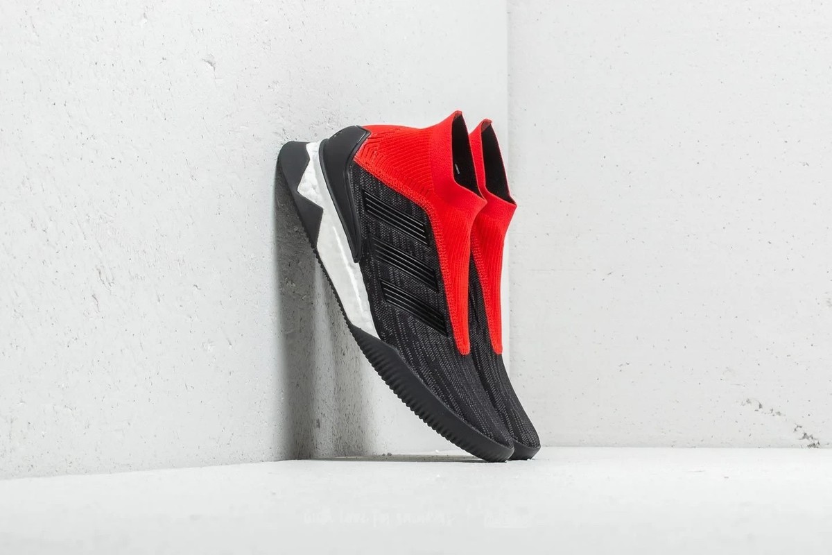 adidas Predator Tango 18+ Turf Soccer Black Red AQ0603 sz 13 | eBay