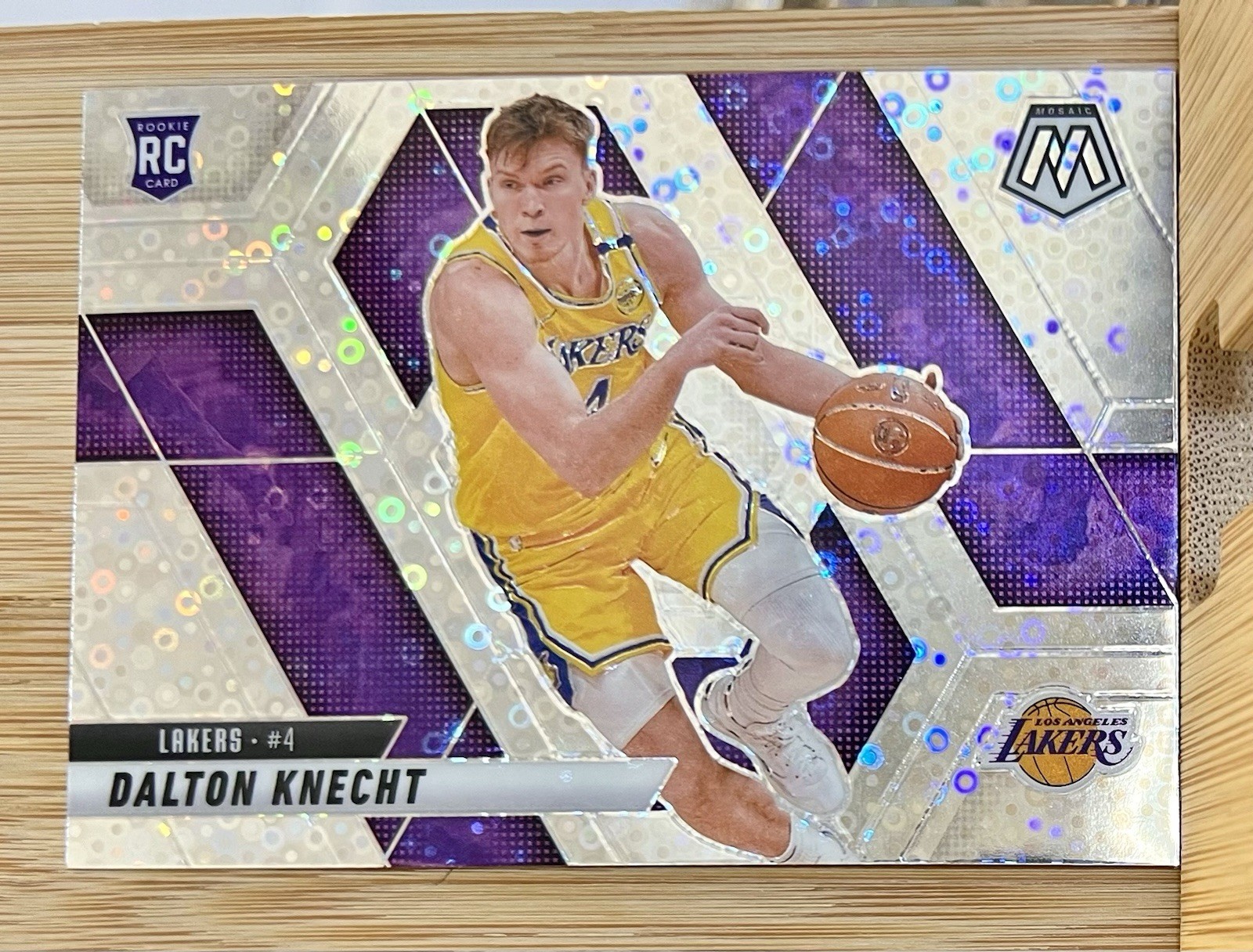 2024-25 mosaic basketball Dalton Knecht RC Fast Break Disco Prism #238 ☄️🔥☄️