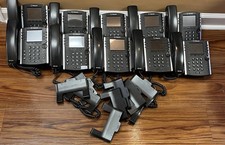Lot of 10 Polycom VVX 410 IP Phones w/Stands