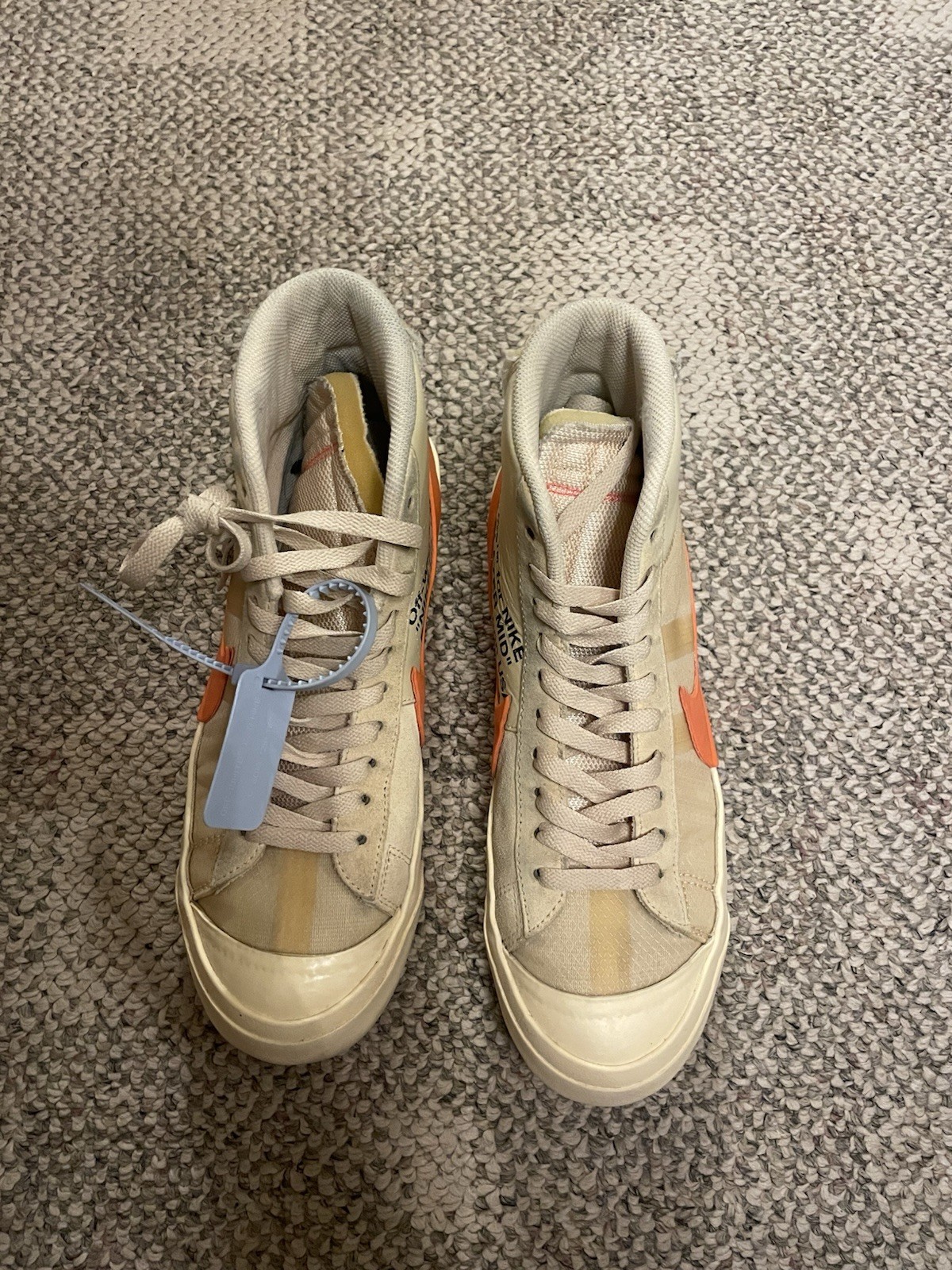 OFF WHITE X NIKE Taglia 9 Nike Off White x Blazer Mid All Hallows Eve