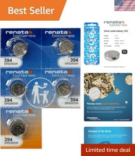 Watch Battery Swiss Made 394 or SR936SW Or AG9 1.5V 5 Batteries, SR 936 SW