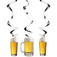 Folat 05399 Beer Party Hangers-3 Pieces, Multi-Colored