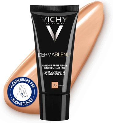 Vichy Dermablend Foundation Corrector Fluid, hohe Deckkraft ohne Masch-Effekt