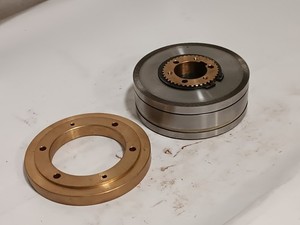 Unbranded 808096 Electromagnetic Clutch Brake Hub Assembly w/ Grooved Brass Ring