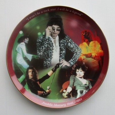 Queen Freddie Mercury Mick Rock 12'' Deluxe Danbury Mint Plate 2007 (Near Mint)