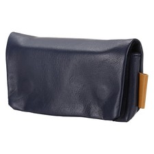 Digital Camera Bag, 6.3 x 4 x 2 Inch PU Material Multi-Purpose, Classic Blue