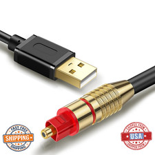 Tackston USB auf Optical Audio Adapter PC auf SPDIF Soundkarte Optischer Ausgang Komp
