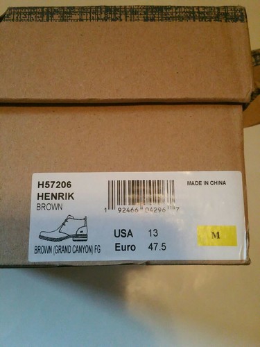 Born Men's Hemlock Pull-On Leather Boots JQ2 Grand Canyon H32606 Size US 13 New - Picture 6 of 11