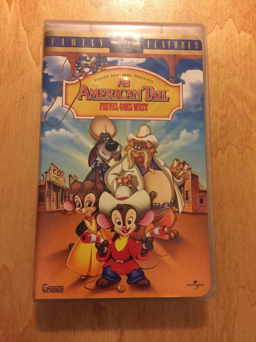 An American Tail Fievel Goes West 1992 Vhs Fievel Goes West Vhs