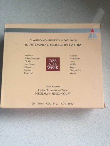 Claudio Monteverdi Il Ritorno D’Ulisse In Patria 3CDs + Book - Picture 7 of 7