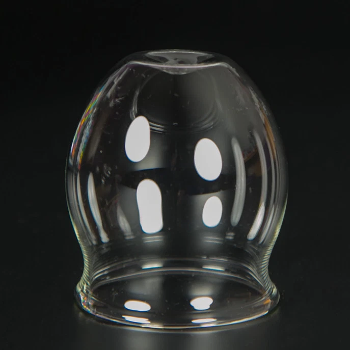 medizinisches Feuer-Schröpfglas, Schröpfglas,Schröpfgläser Lauschaer Glas