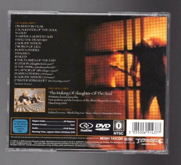 At the Gates - Slaughter of the Soul - DualDisc - CD / DVD MOSH143CDD - Image 4 of 4