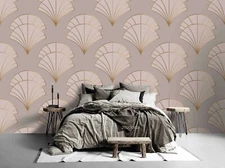 3D Linear Geometric Wallpaper Wall Mural Removable Self-adhesive Sticker3853