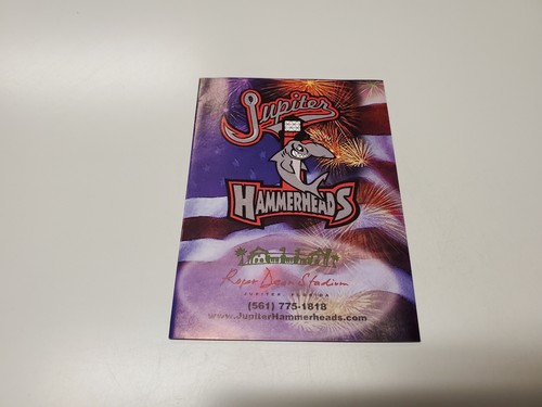 RS20 Jupiter Hammerheads 2002 Minor Baseball Pocket Schedule - First ...