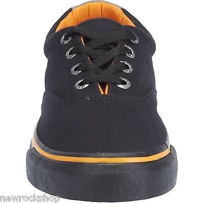 Scarpe da ginnastica biker originali Harley Davidson Lawthorn nere da uomo scarpe rilassanti - Foto 2 di 6