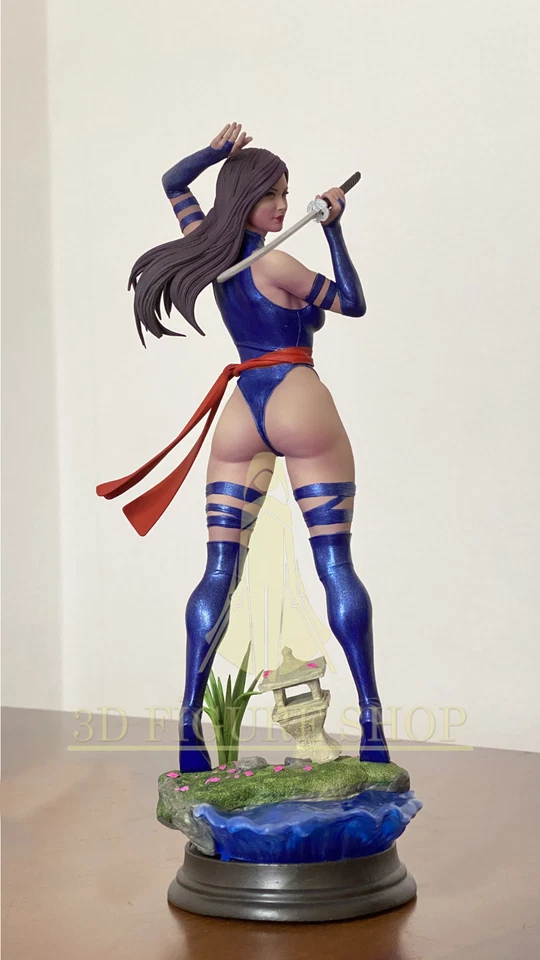 Figura Psylocke 3d/Xmen/25cm/Pintado Profesional Foto 3 de 4