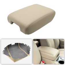 Fits 2013-2020 Nissan Pathfinder Center Console Armrest Leather Cover Trim Beige