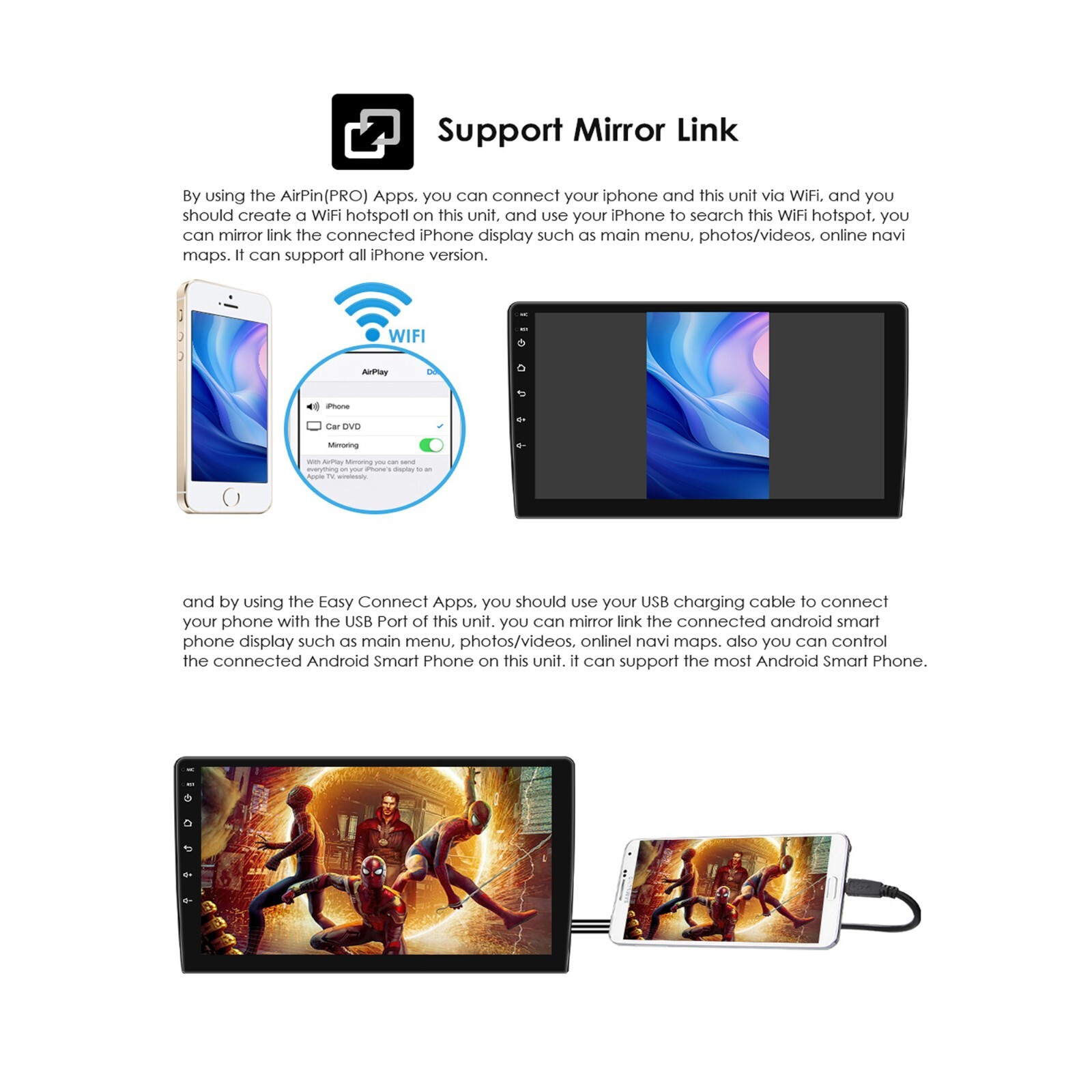 For Volvo XC60 2008-2013 Android 13 Carplay Car Stereo Radio Head Unit GPS Navi