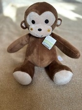 Bedtime Originals Brown Plush Monkey Stuffed Animal - Ollie NWT'S