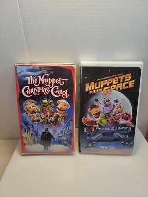 1999 VHS MUPPETS FROM SPACE - Christmas Carol - JIM HENSON - In Clamshell BB15