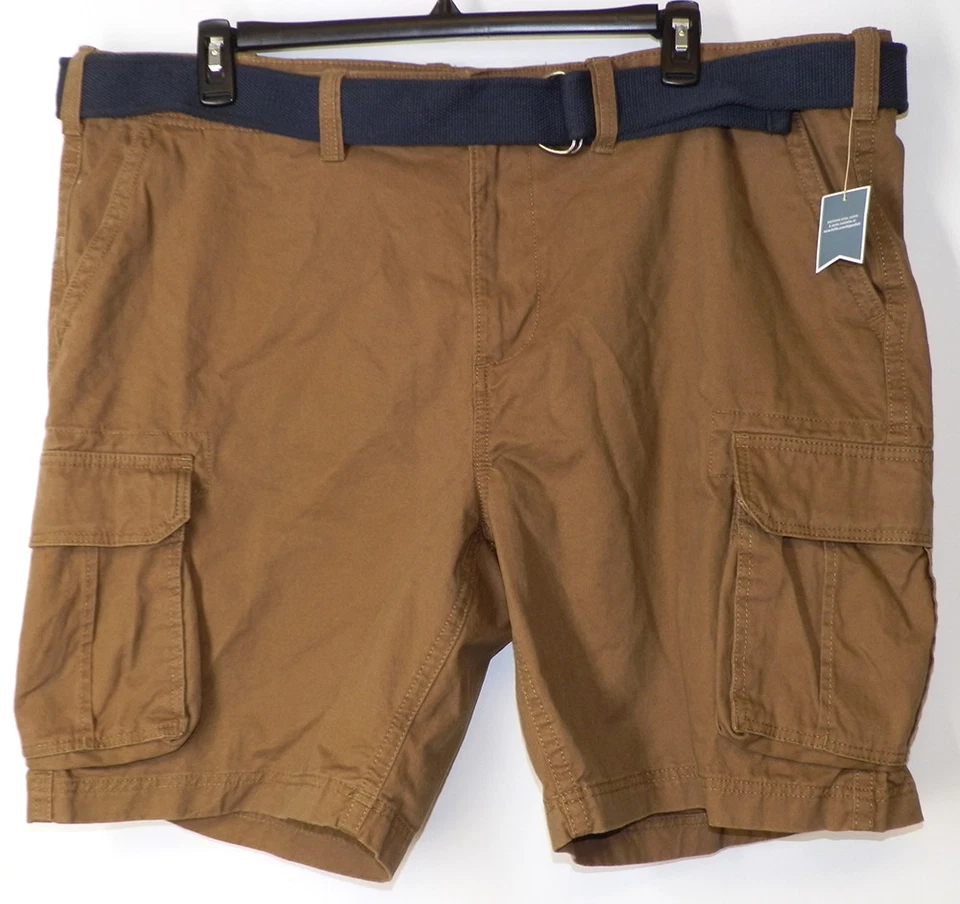 Sonoma Men Cargo Shorts Belt Strong Cotton Twill $19.99 TARIFFS UP - PANTS DOWN! - Image 3 of 4