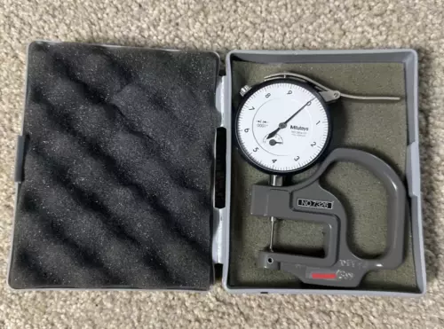 Mitutoyo Dial Thickness Gage Needle Tip 7326 Machinist Inspection Tool Guage