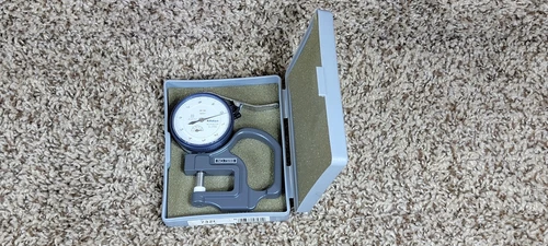 Mitutoyo 0 to 0.05" Measurement, 0.00005" Graduation, 1.1811" Throat Depth, D...