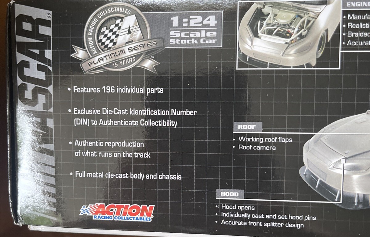 Jeff Burton #31 AT&T Nascar Car Action Racing Collectibles 1:24