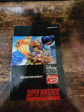 Disney's Pinocchio snes manual