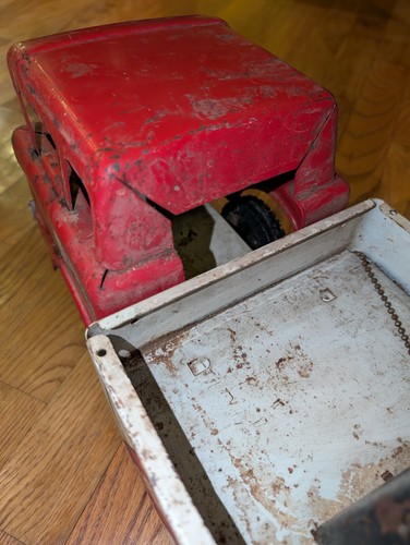 1960's Marx Powerhouse Pressed Steel Chevrolet COE Turnpike Wrecker Truck 18" - Picture 12 of 14