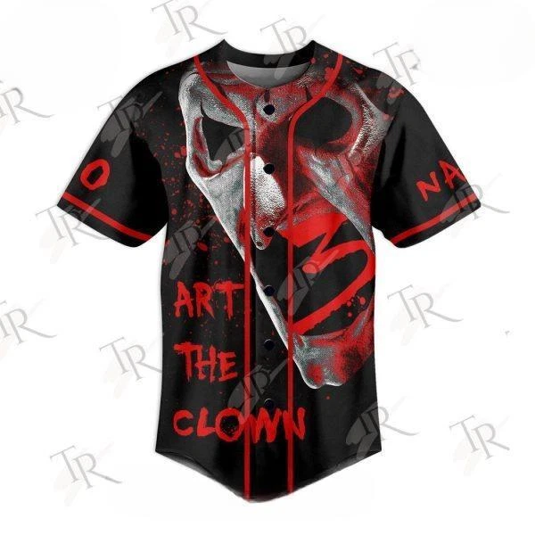Terrifier Art The Clown Custom Baseball Jersey
