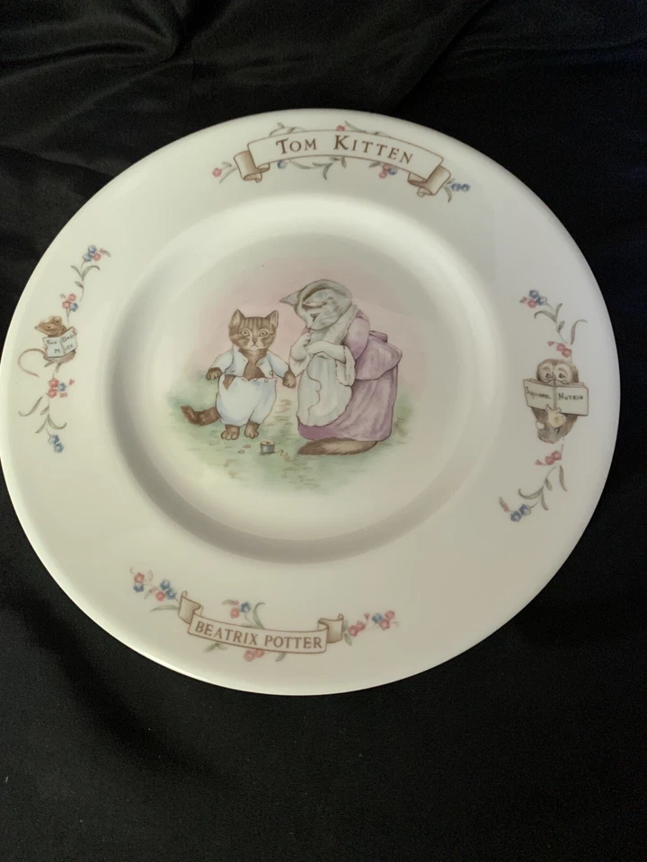 Peter's Rabbit World of Beatrix Potter Juego de 3 piezas Plato Taza y Cuenco Royal Albert Foto 3 de 4