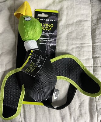 Hyper Pet Flying Duck Large Slingshot Interactive Fetch Dog Toy