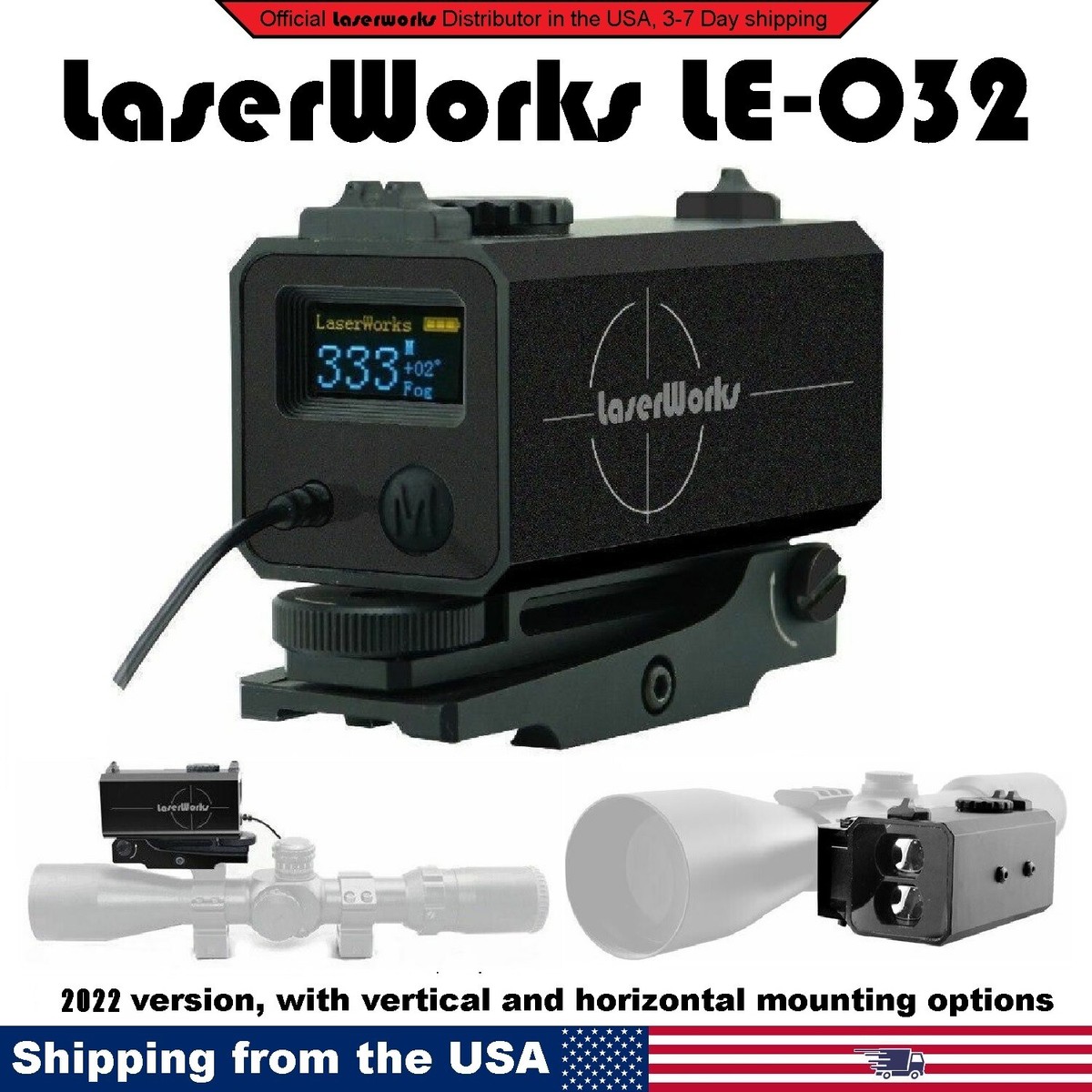 Laserworks Le 032 Riflescope Mate Rangefinder 700m Mini