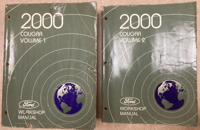 2000 Mercury Cougar OEM Factory Workshop Service Manual - 2 Vol Set FCS1256400