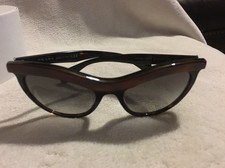 PRADA SUNGLASSES SPR 06P MA4-0A7 HAVANA GREY GRADIENT AUTHENTIC ITALY