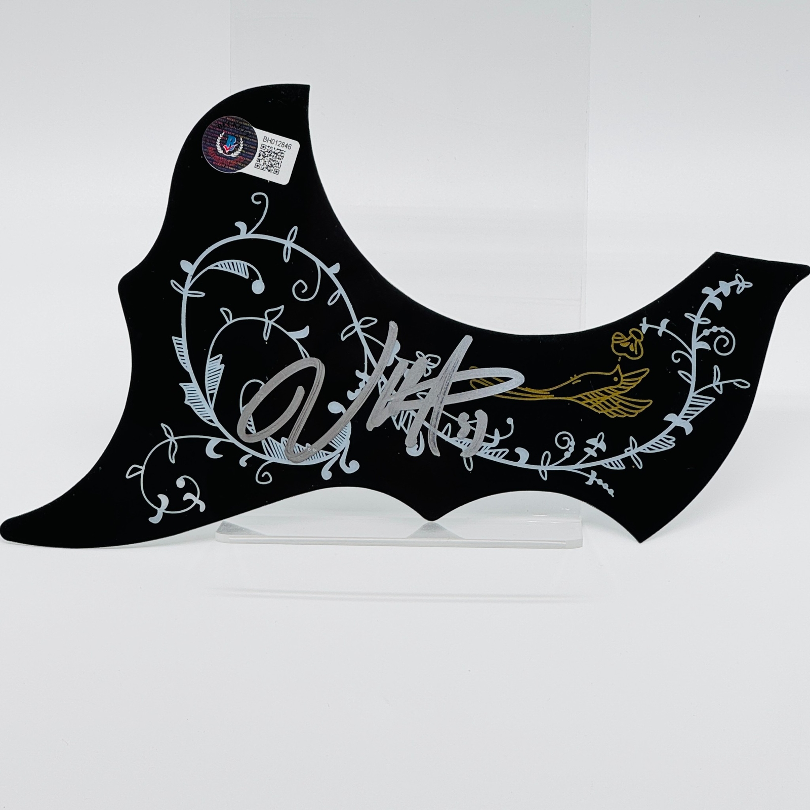 Billy Strings Signed Acoustic Guitar Pickguard Bluegrass Autograph Beckett COA