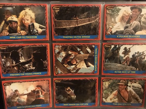 Indiana Jones™ TRADING CARDS Temple of Doom Topps Collectors Set - Bild 7 von 7
